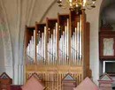 Orgelets nuværende placering.